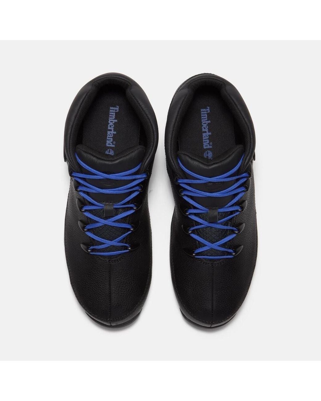 Timberland Black Mid-Top Leather Boots for men