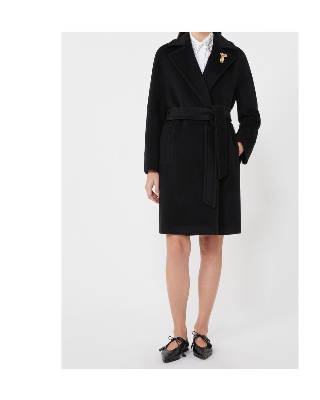 Max Mara Blue Wool Coat