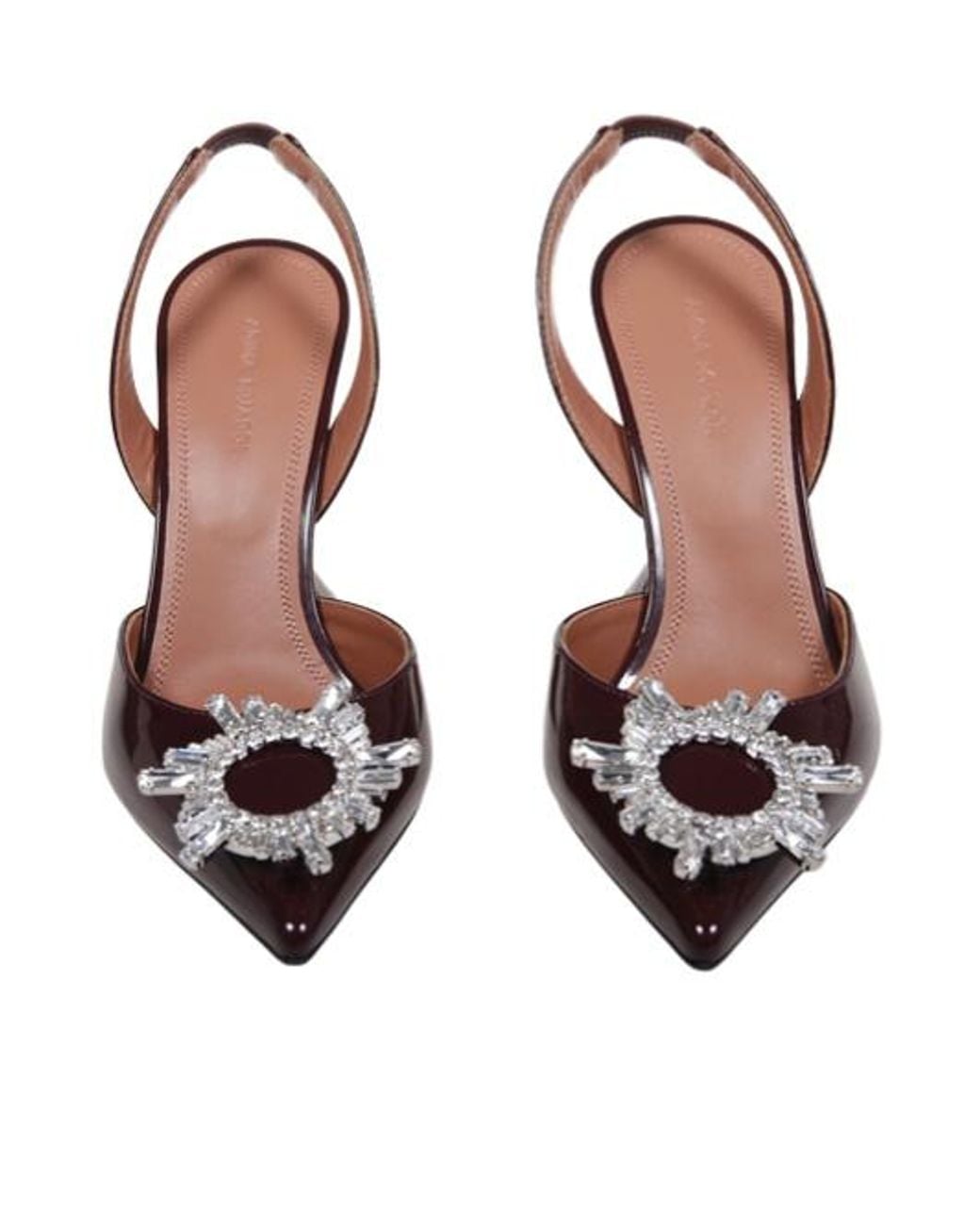 AMINA MUADDI Pink Pointed-Toe High-Heeled Sandals
