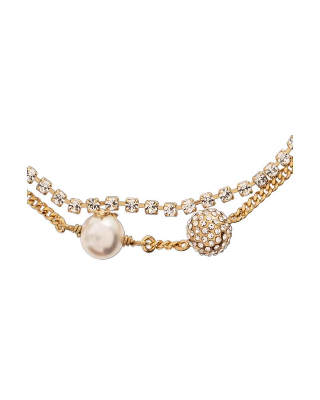 Jimmy Choo Metallic Auri Anklet Bracelet