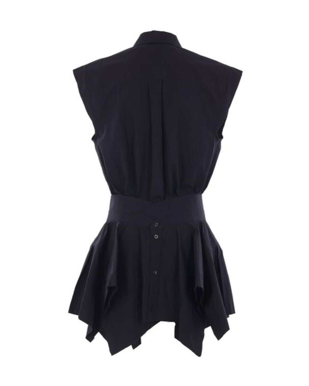 Alexander Wang Blue T By Asymmetric Shirt Dress