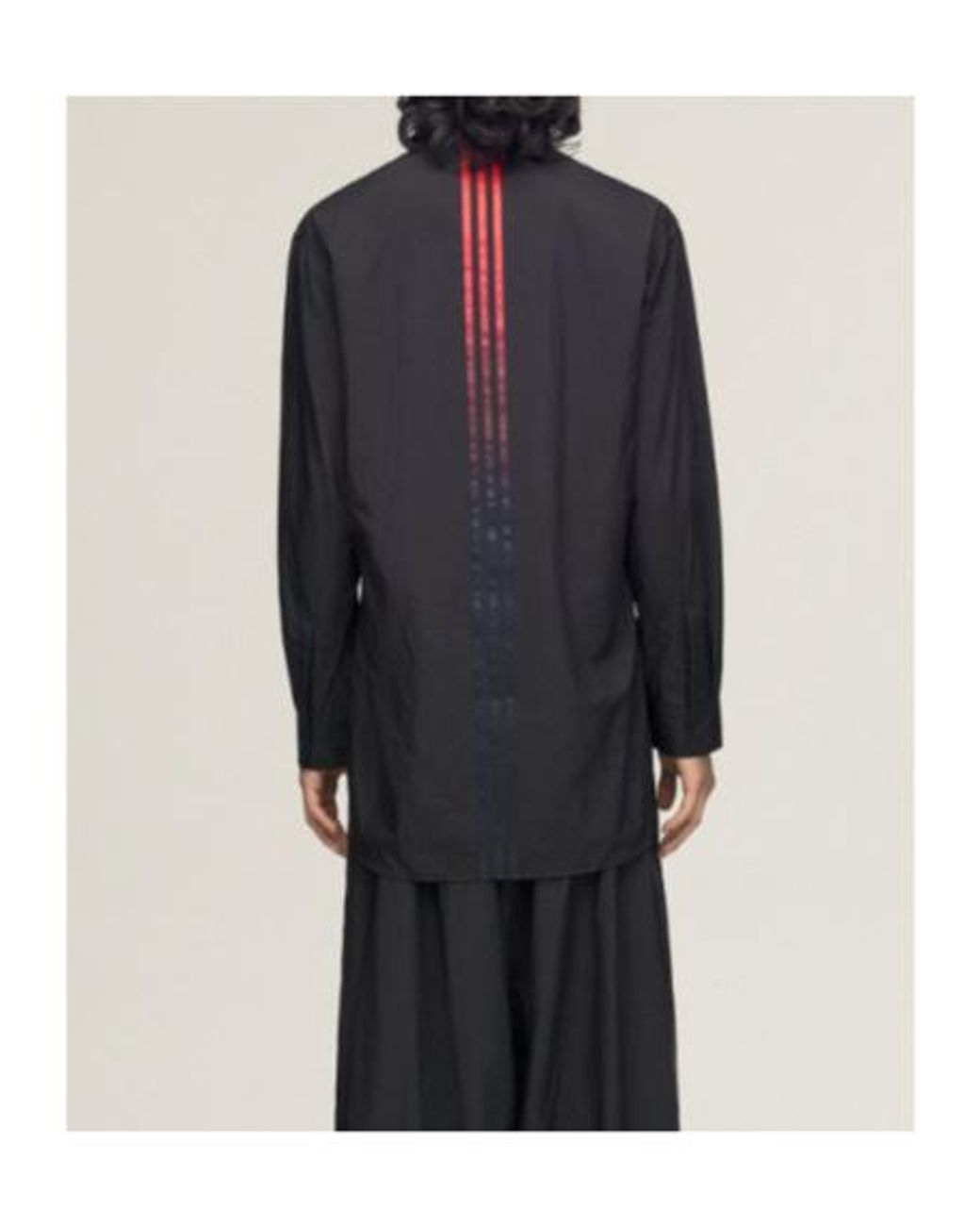 Y-3 Blue Gradient 3 Stripes Overshirt for men