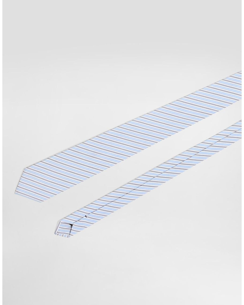 Dolce & Gabbana White Striped Tie for men