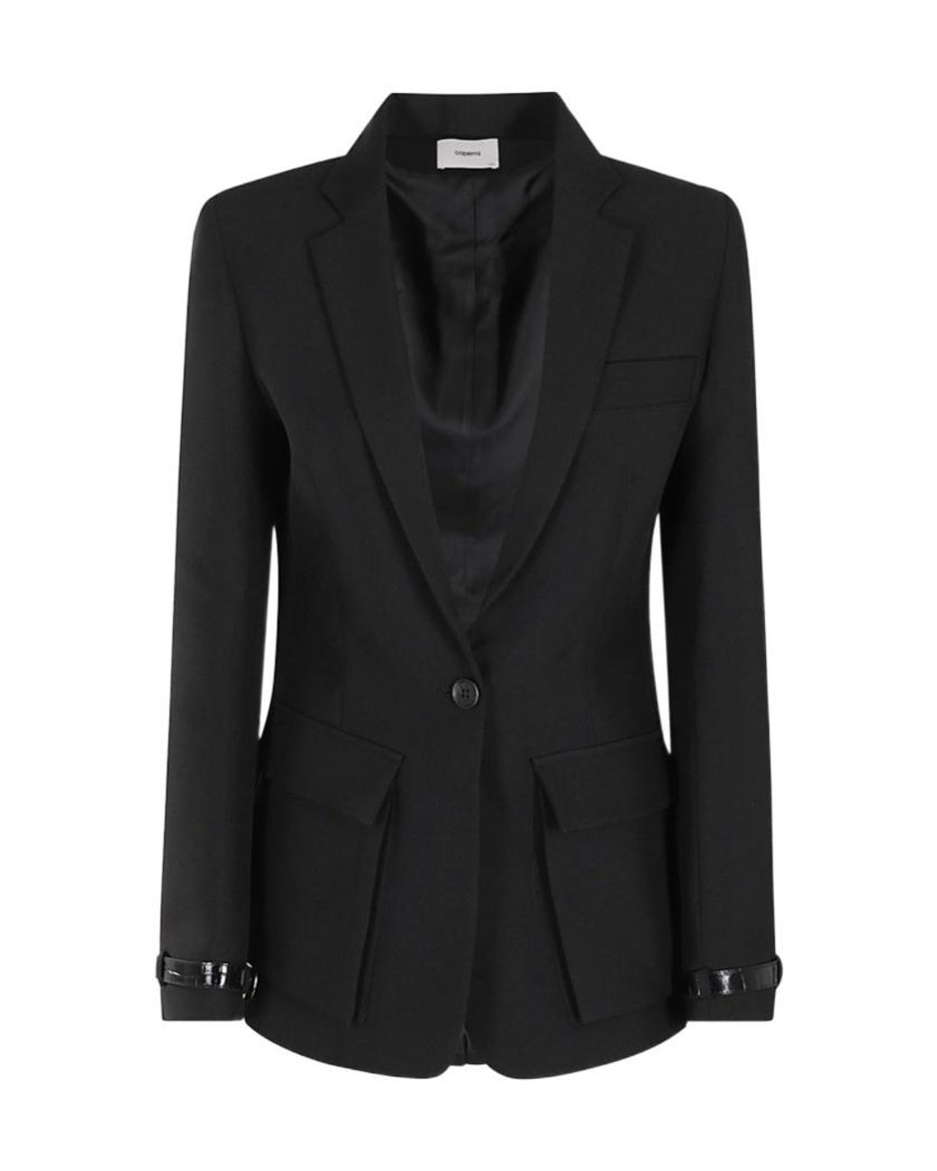 Coperni Black Single Buttoned Tailored Blazer
