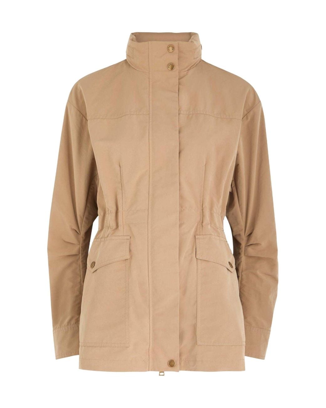 Moncler Natural Waterproof Hooded Short Jacket