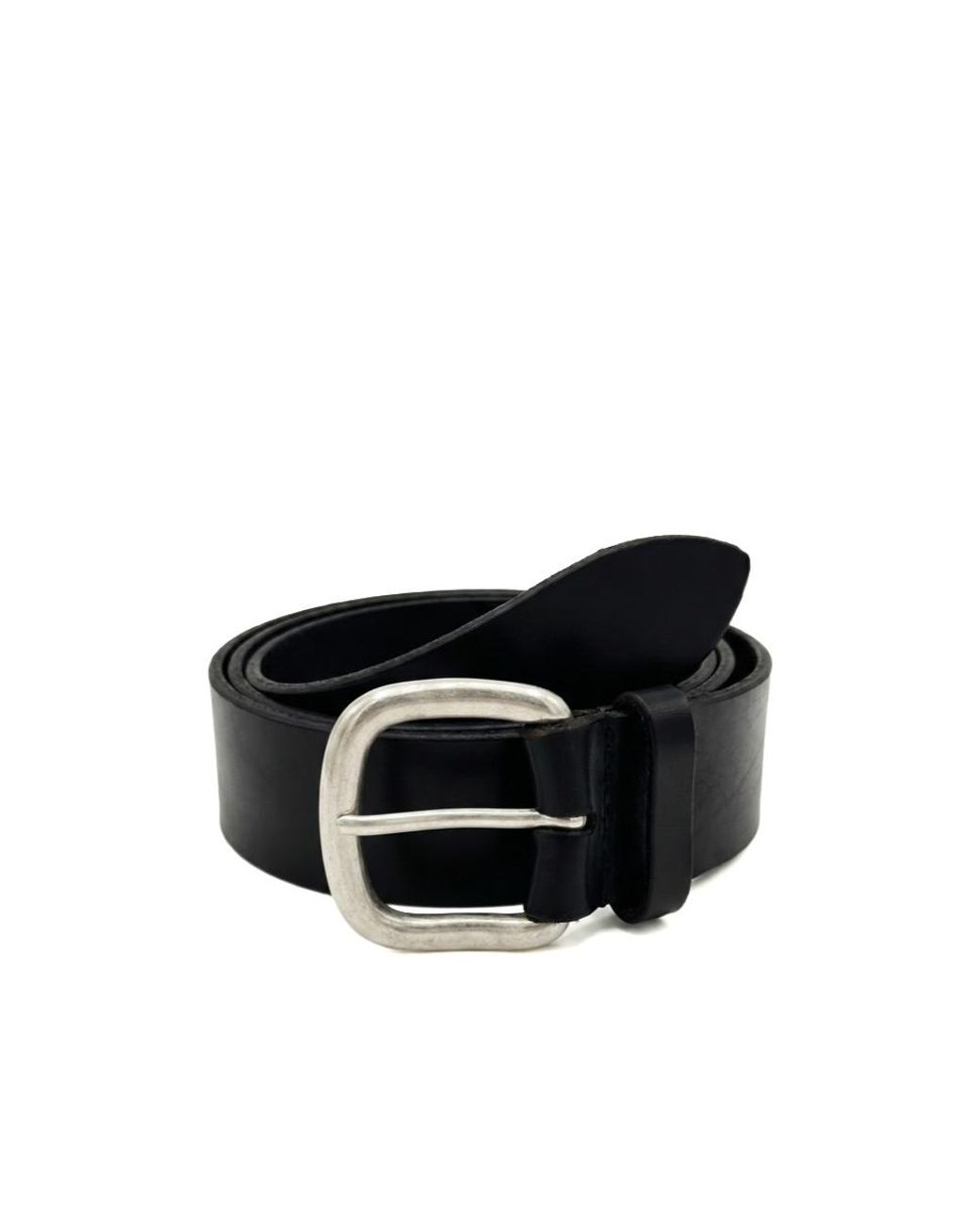 Orciani Black Buckle Belt for men
