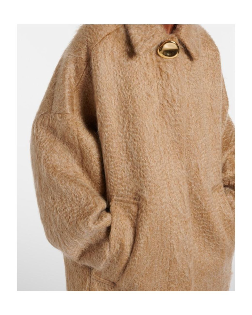 Joseph Natural Alger Wool And Mohair-Blend Coat