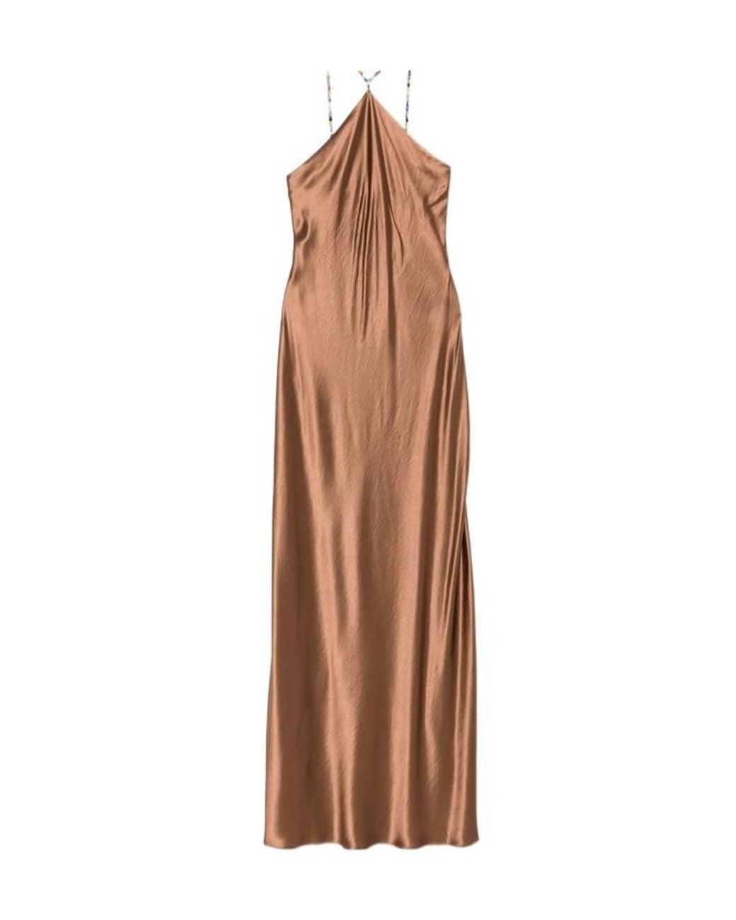 Staud Brown Sleeveless Dress