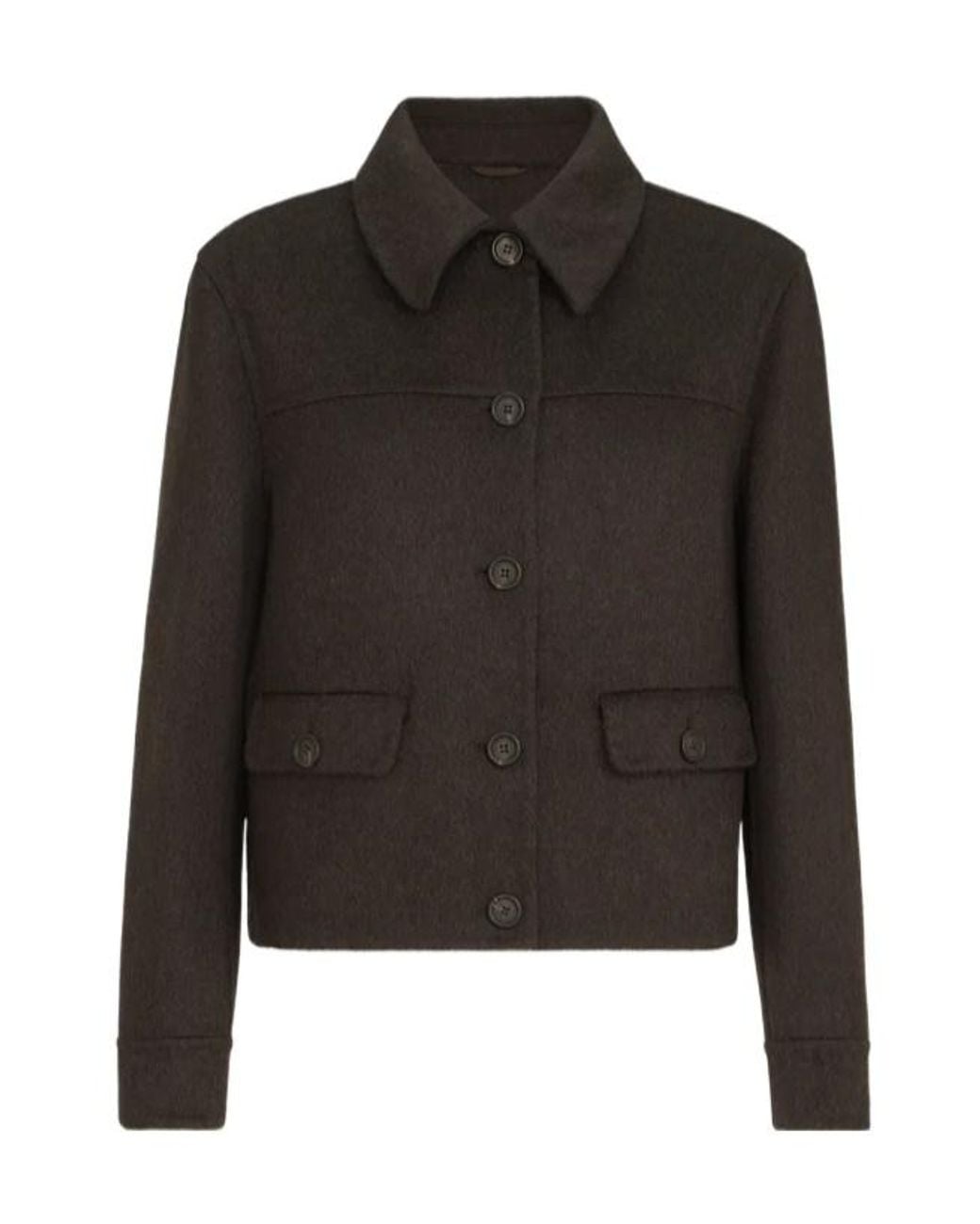 Brunello Cucinelli Black Hand-Crafted Outerwear Jacket