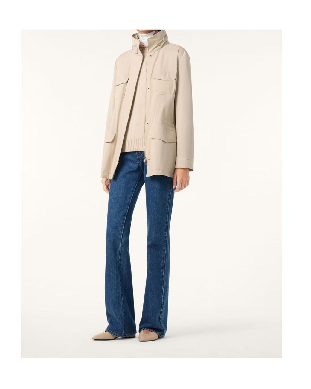 Loro Piana Natural Windmate Zip-Up Jacket