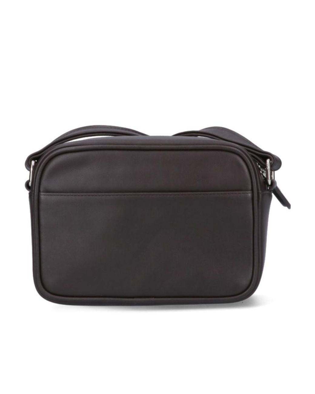 Courreges Black Reedition Leather Camera Bag