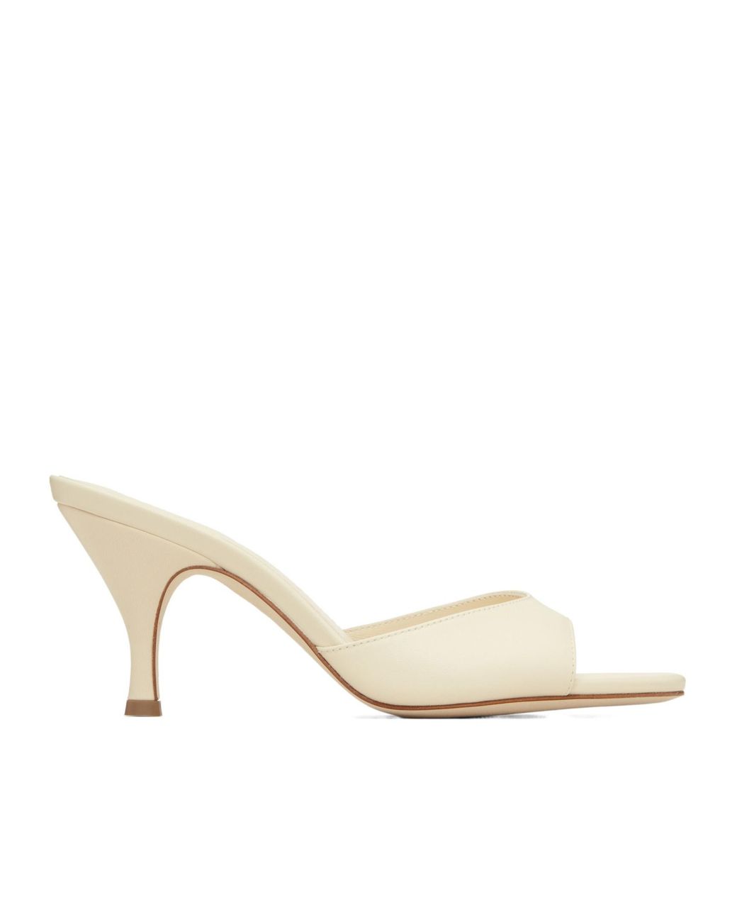 Aeyde Natural Samia Stiletto Sandals