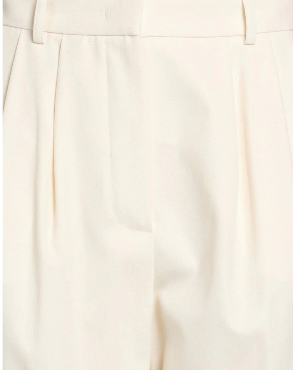 Max Mara White Tapered Trousers