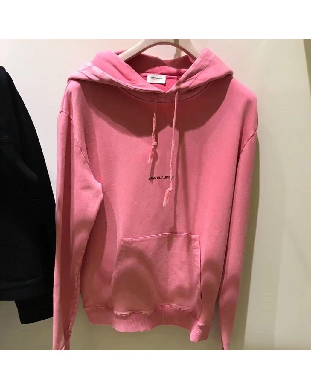 Saint Laurent Pink Rive Gauche' Hoodie for men