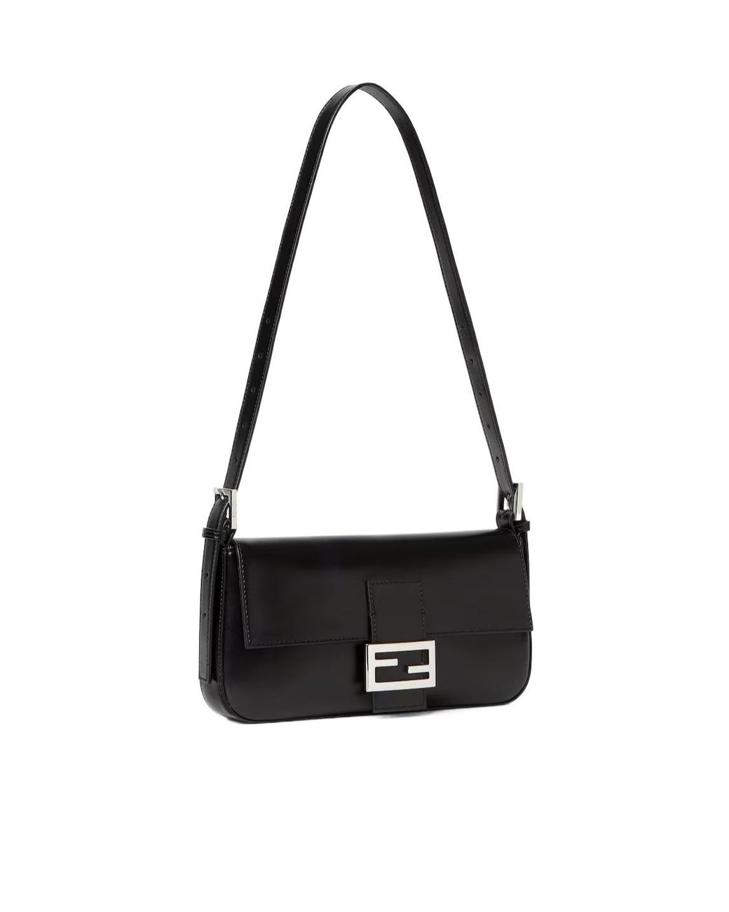 Fendi Black Baguette 26424 Shoulder Bag