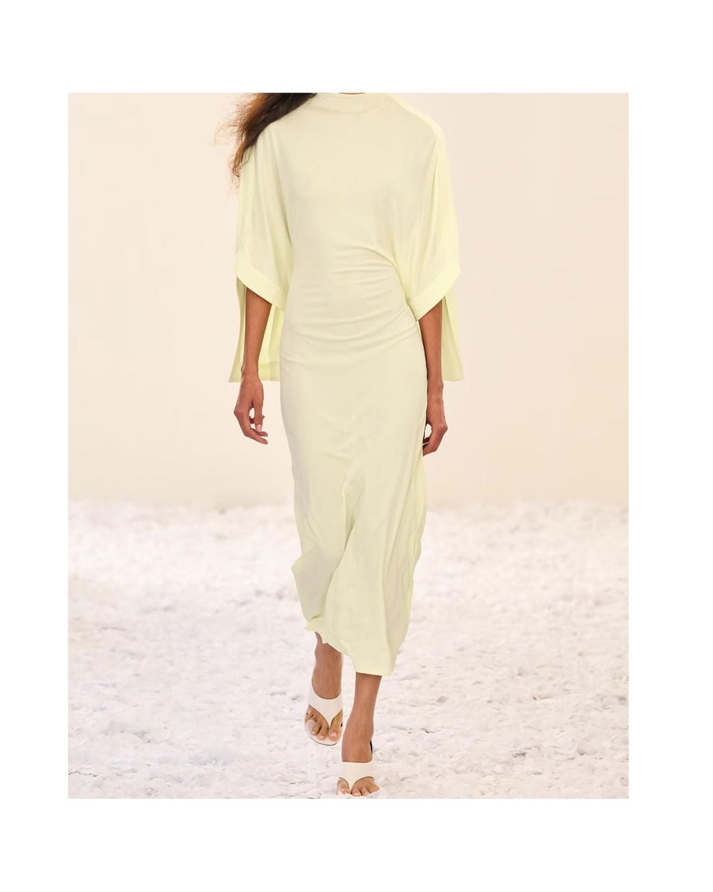 16Arlington Yellow Catius Open-Back Jersey Maxi Dress