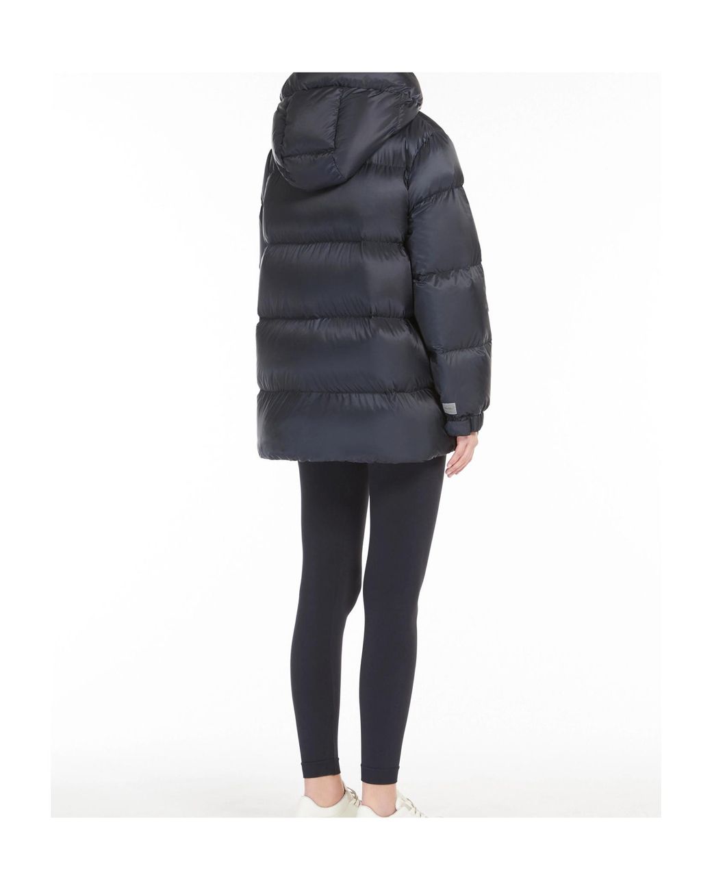 Max Mara Blue The Cube Seia Zip-Up Drawstring Jacket