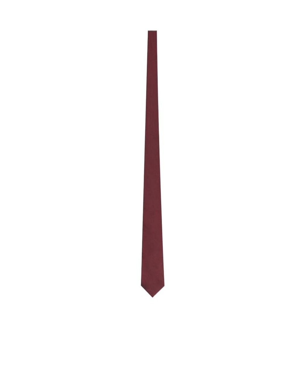 Saint Laurent White Taffeta Tie for men