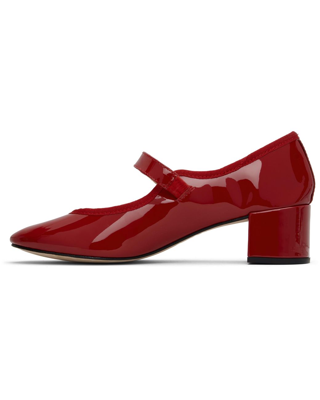 Repetto Red Fabienne Mary Jane High Heels