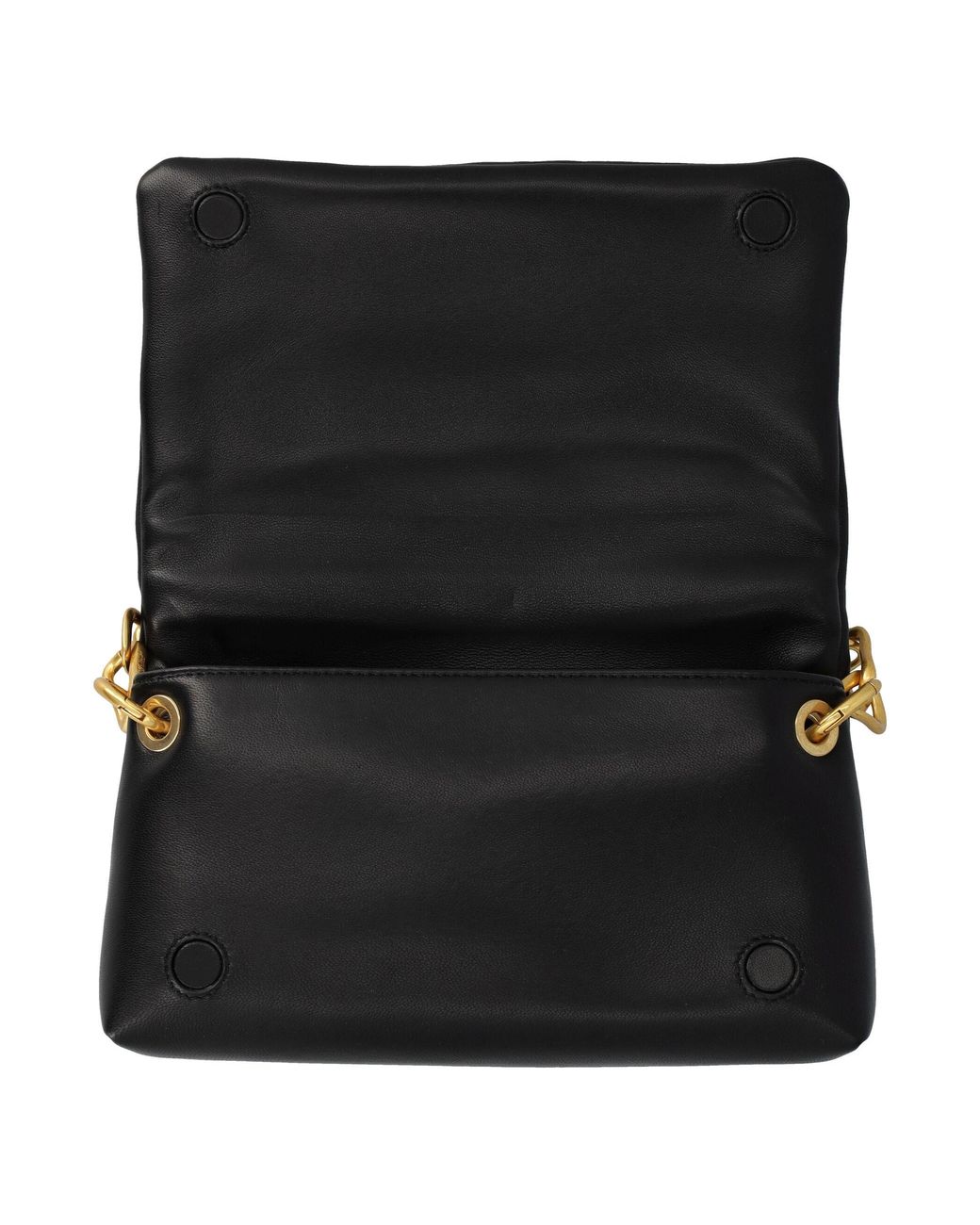 Off-White c/o Virgil Abloh Black Logo Plaque Quilted Crossbody Bag