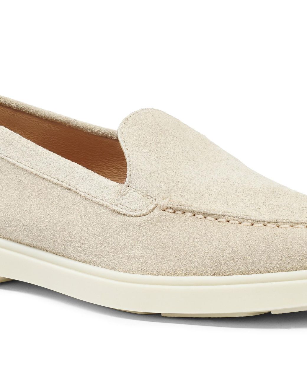 Santoni Natural Logo Moulded Loafers
