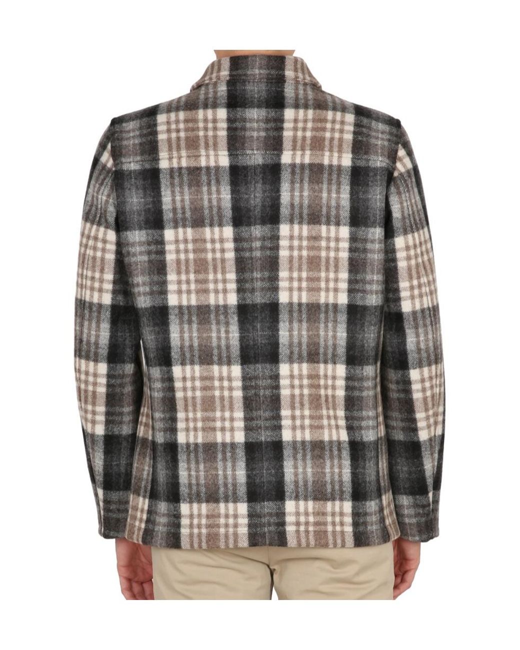 Aspesi Multicolor Tadao Buttoned Jacket for men