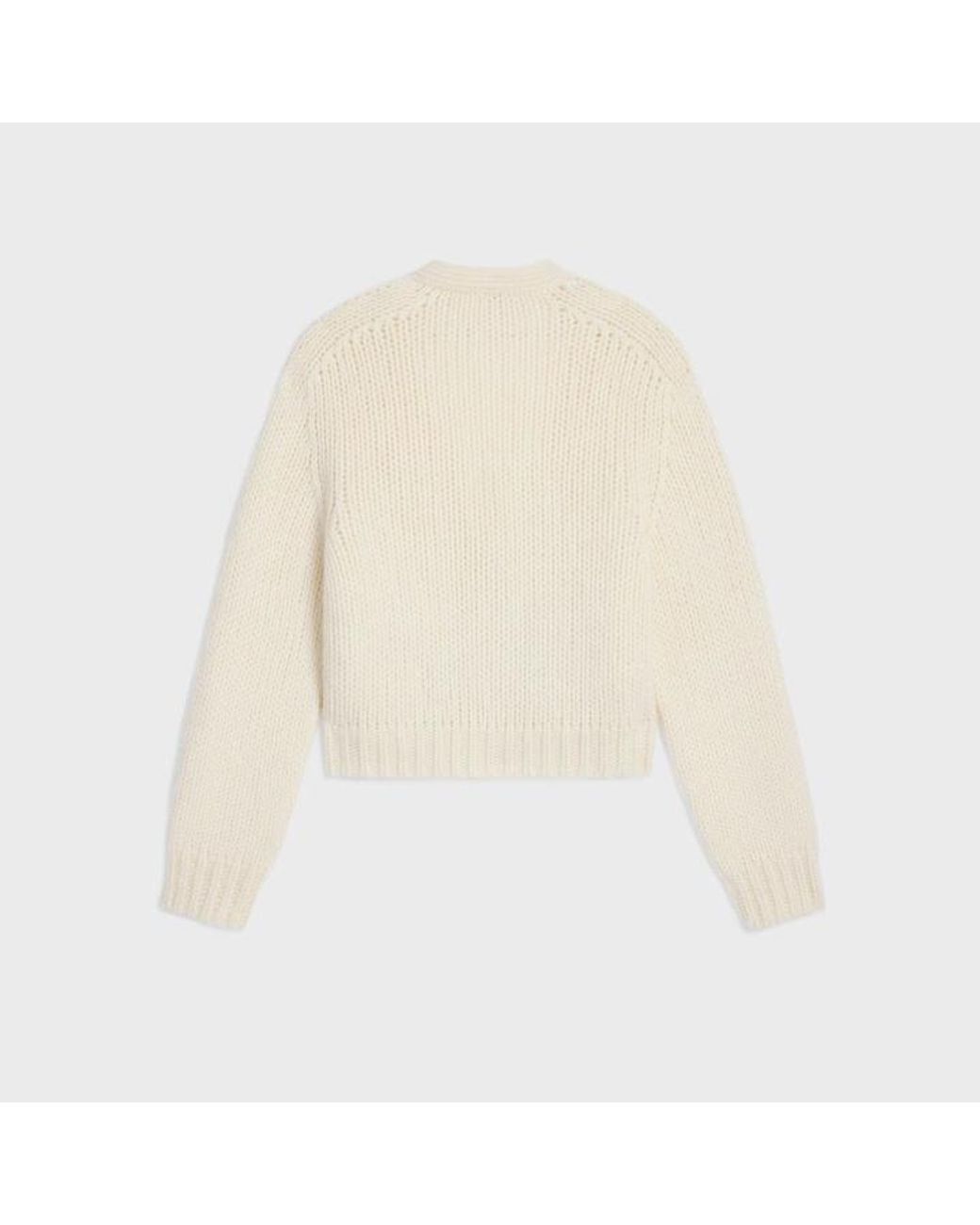 Céline White Cardigan