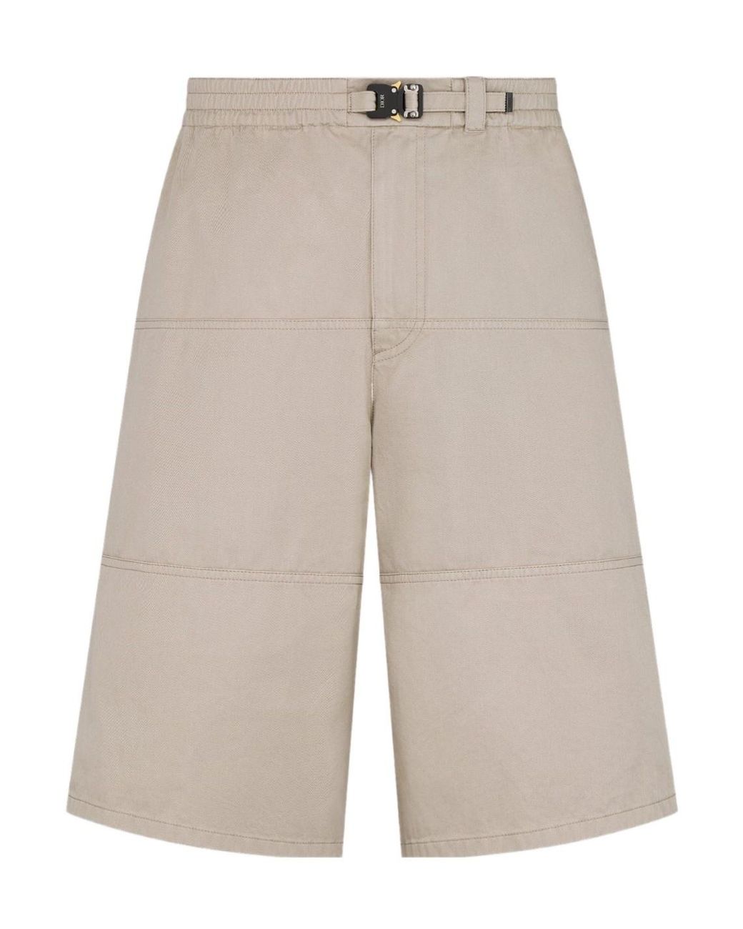 Dior Natural Shorts With Buckle for men