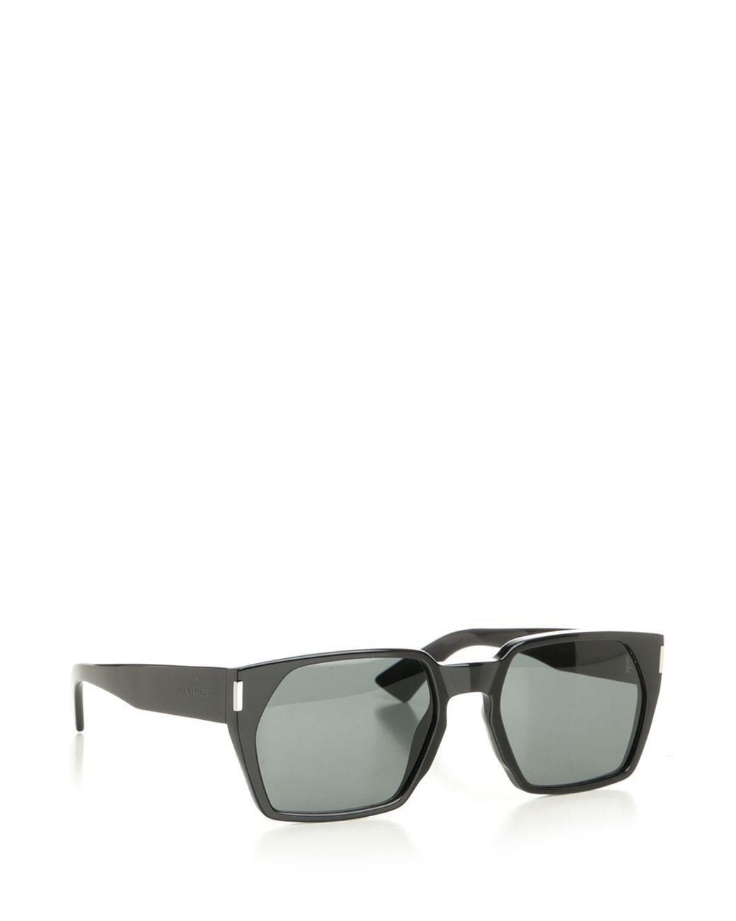 Saint Laurent Metallic Geometric-Frame Sunglasses for men