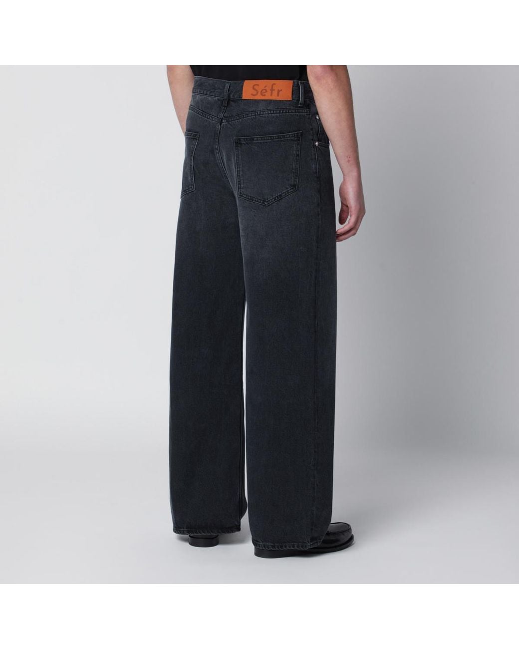 Séfr Black Séfr リラックスワイドレッグジーンズ for men