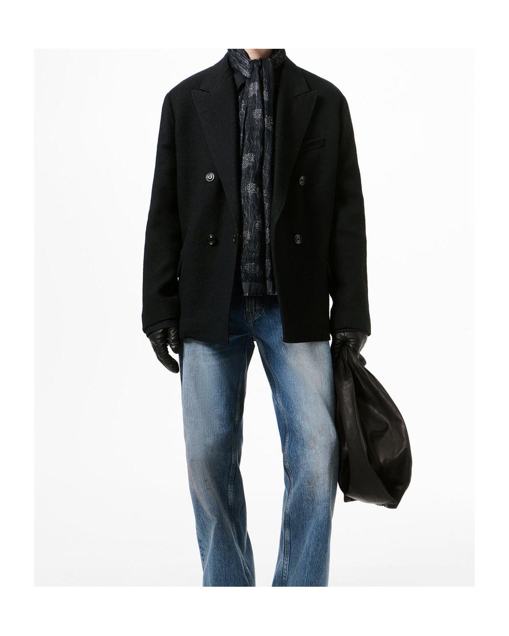 Our Legacy Black Long-Sleeve Blazer for men