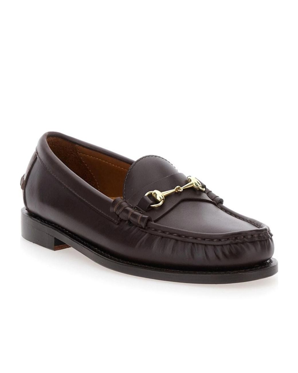Sebago Brown Horsebit Slip-On Loafers