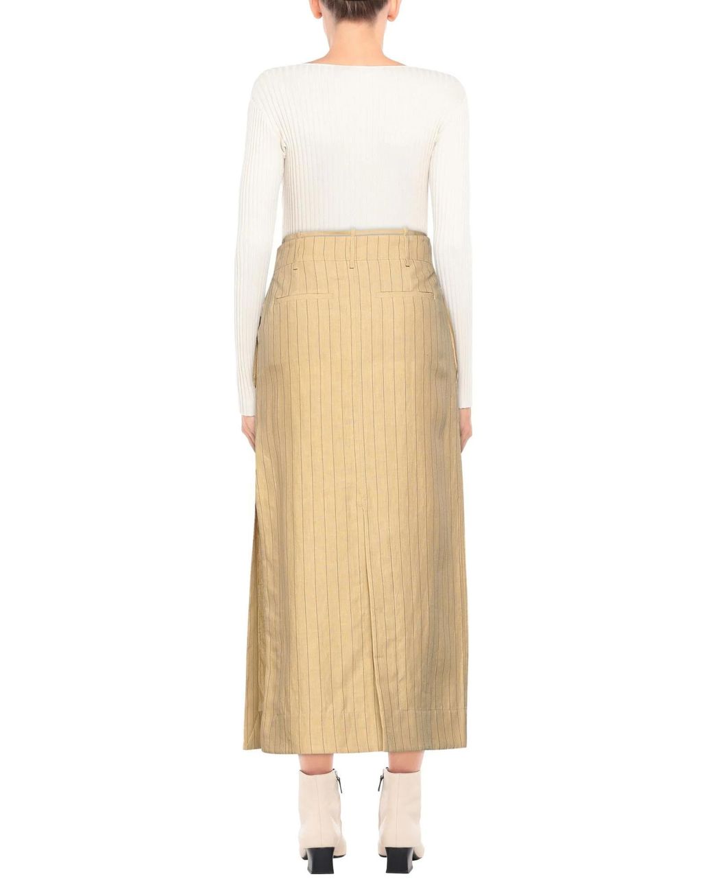 Jacquemus Natural Long Skirt