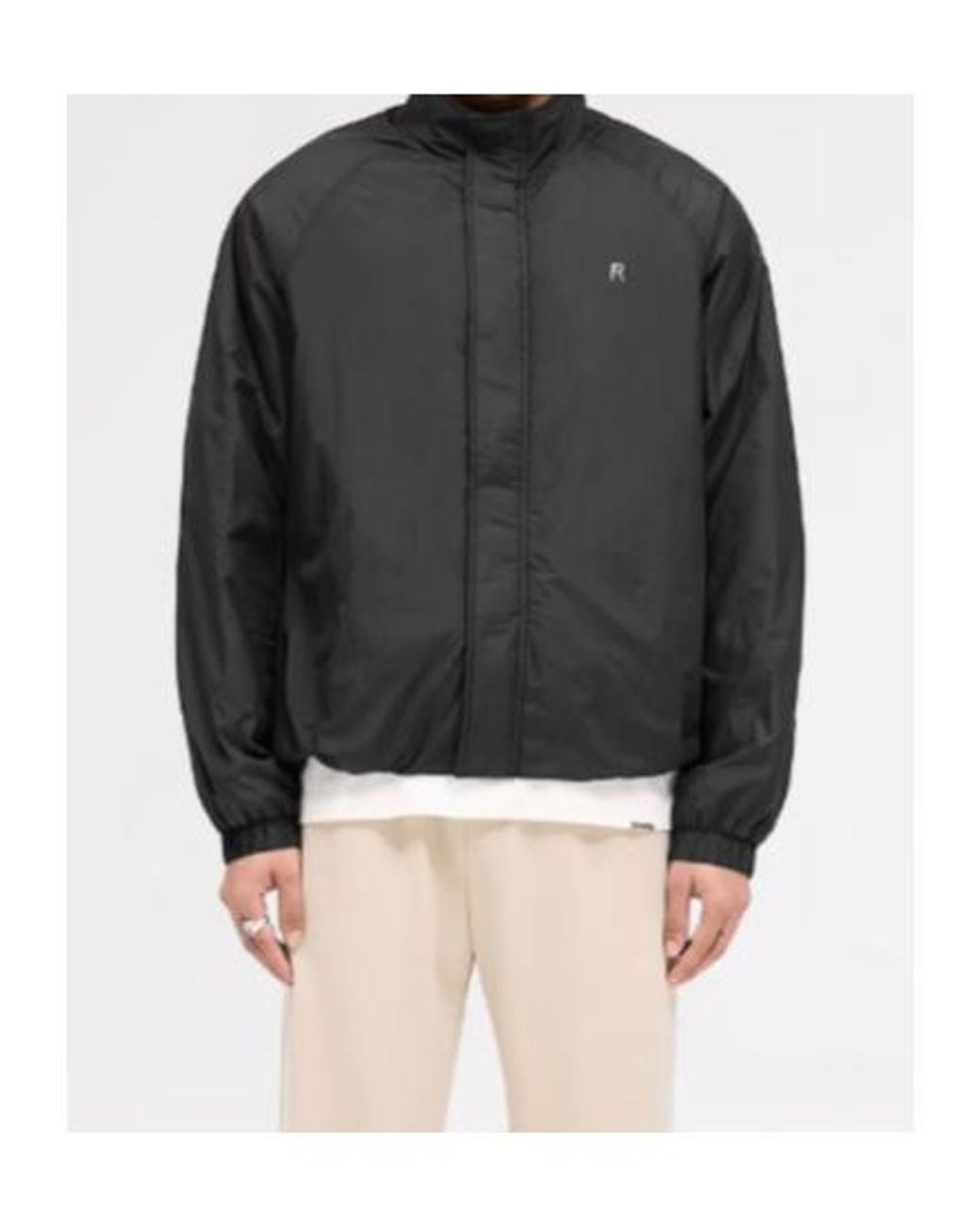 Represent Black Minimalist Padded Jacket for men