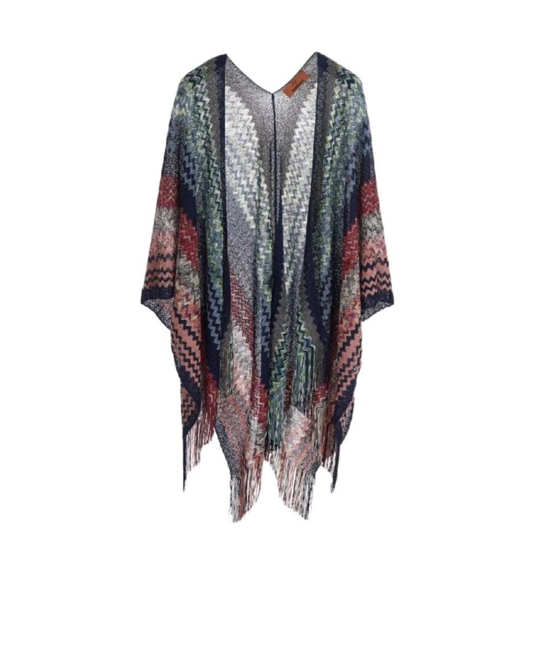 Missoni Blue Patterned Shawl