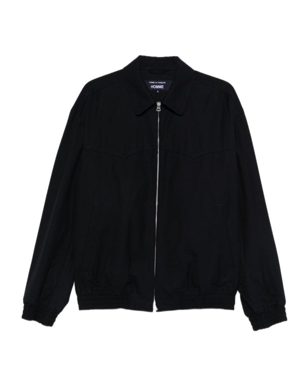 Comme des Garçons Black Long-Sleeved Casual Jacket for men