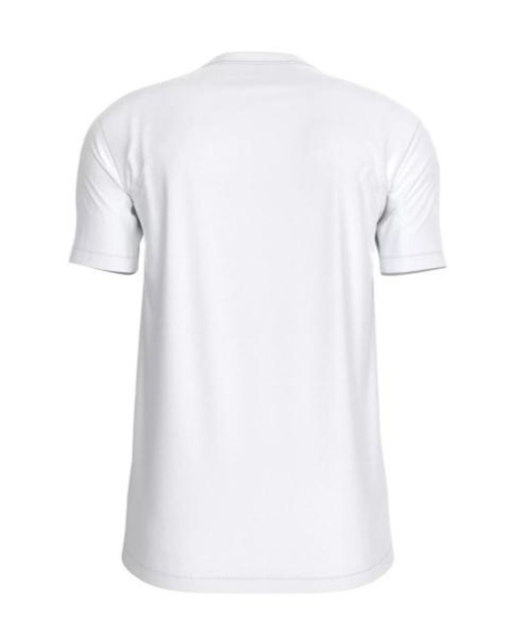 Calvin Klein White Logo-Printed T-Shirt for men