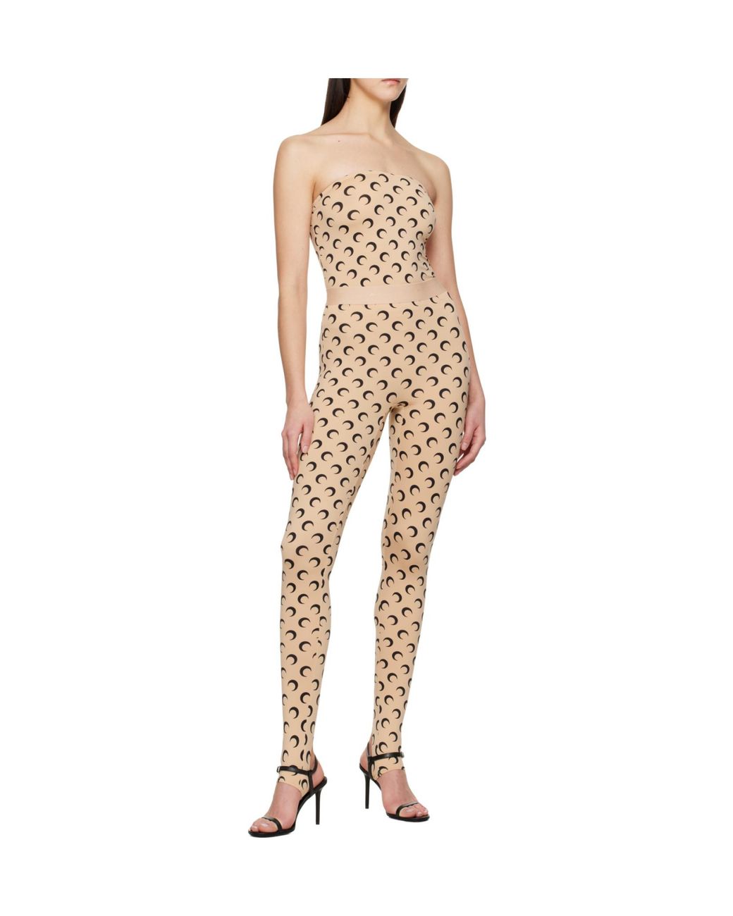 MARINE SERRE Natural Moon Phase Print Top