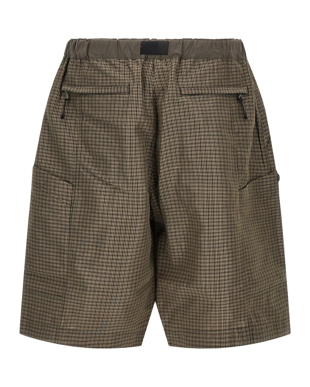Comme des Garçons Green Vichy Bermuda Shorts for men