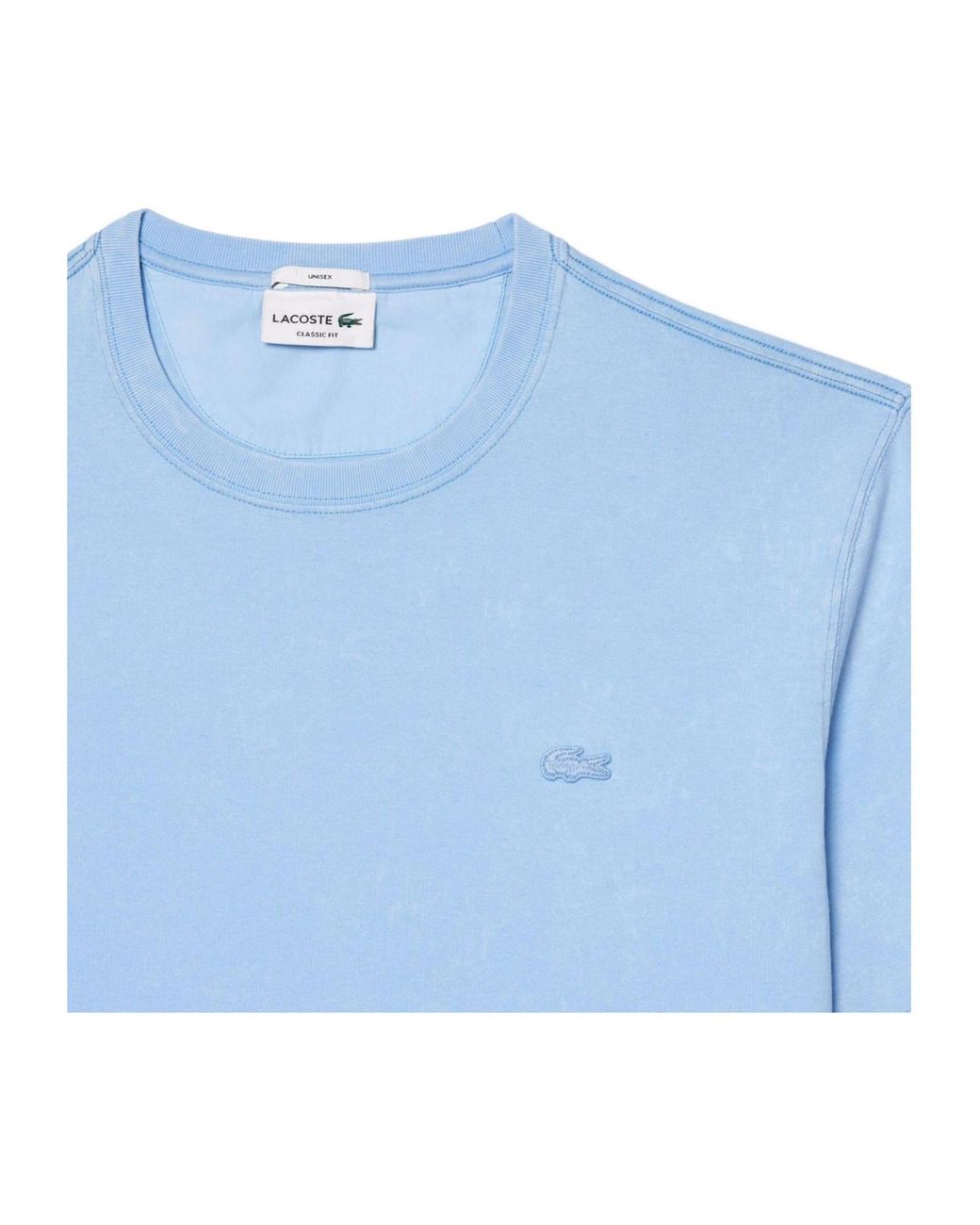 Lacoste Blue Crewneck Shortsleeve Tshirt for men
