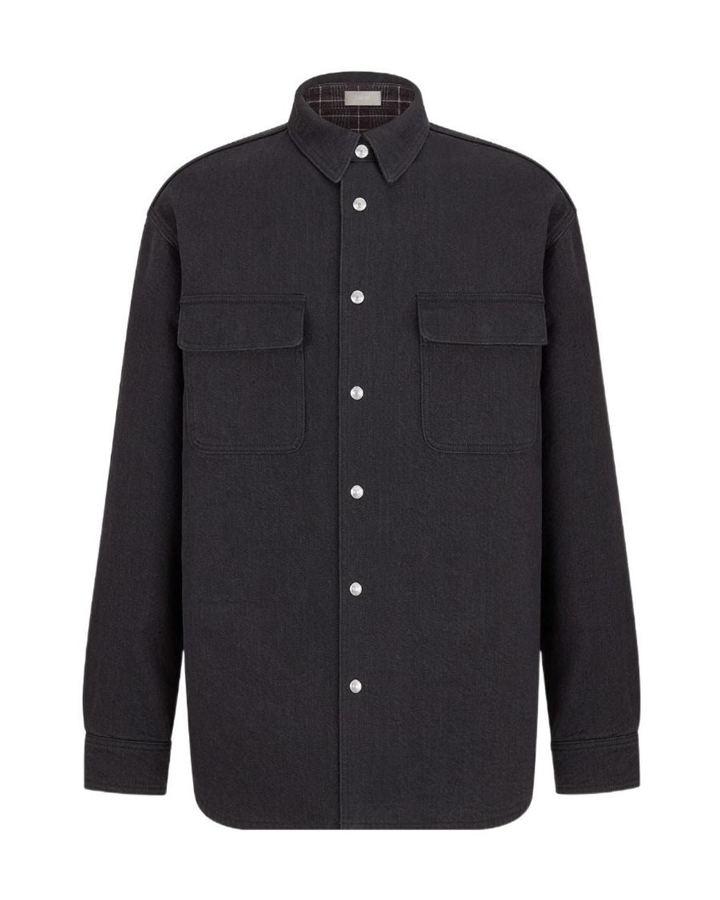 Dior Blue Christian Couture Reversible Shirt for men