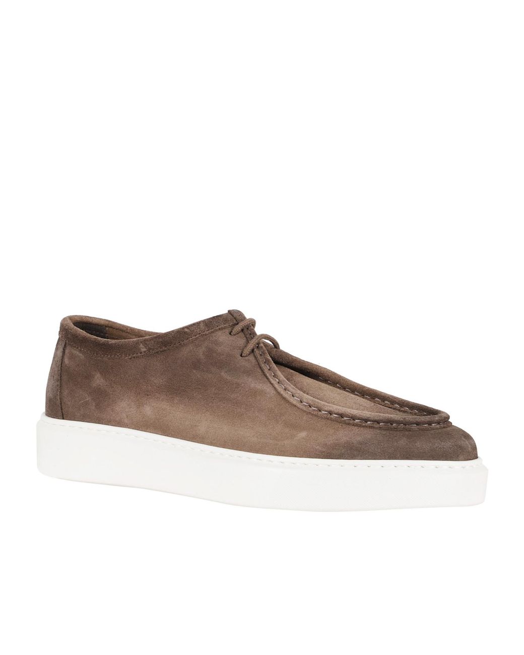 Doucal's Brown Swifuz Chukka Low-Top Sneakers for men