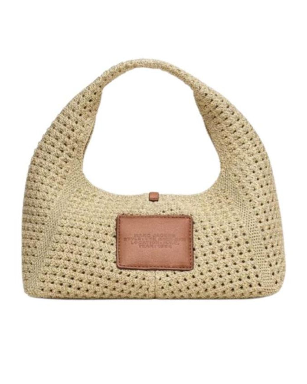 Marc Jacobs Metallic The Mini Sack Crochet Tote Bag