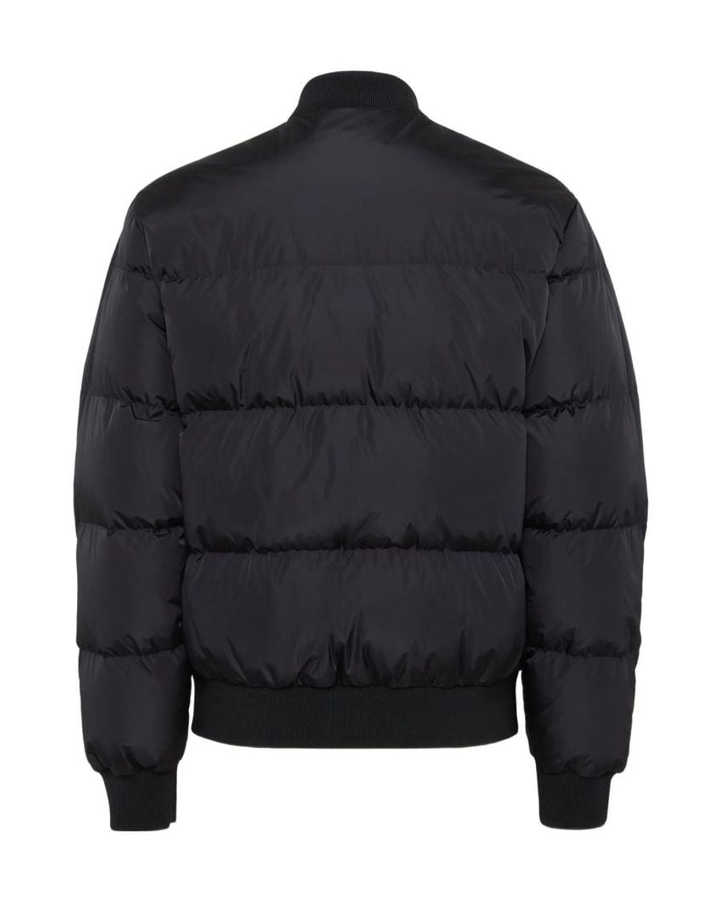 DSquared² Black Easy Puffer Bomber Jacket for men