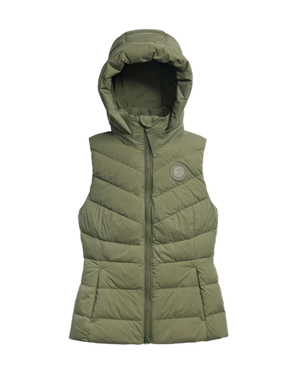 Canada Goose Green Clair Vest Tonal Disc