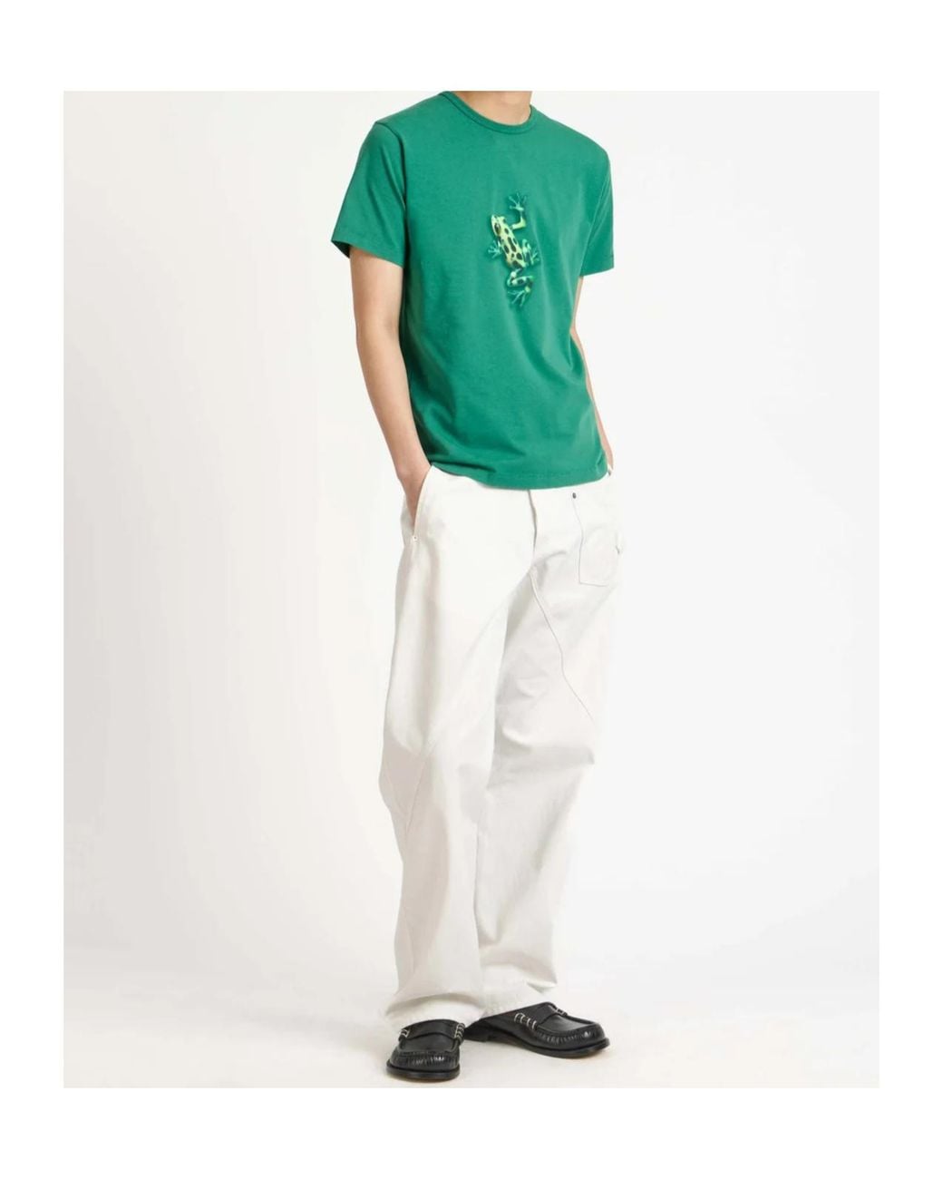 J.W. Anderson Green Jw Anderson Jumping Frog T-Shirt for men