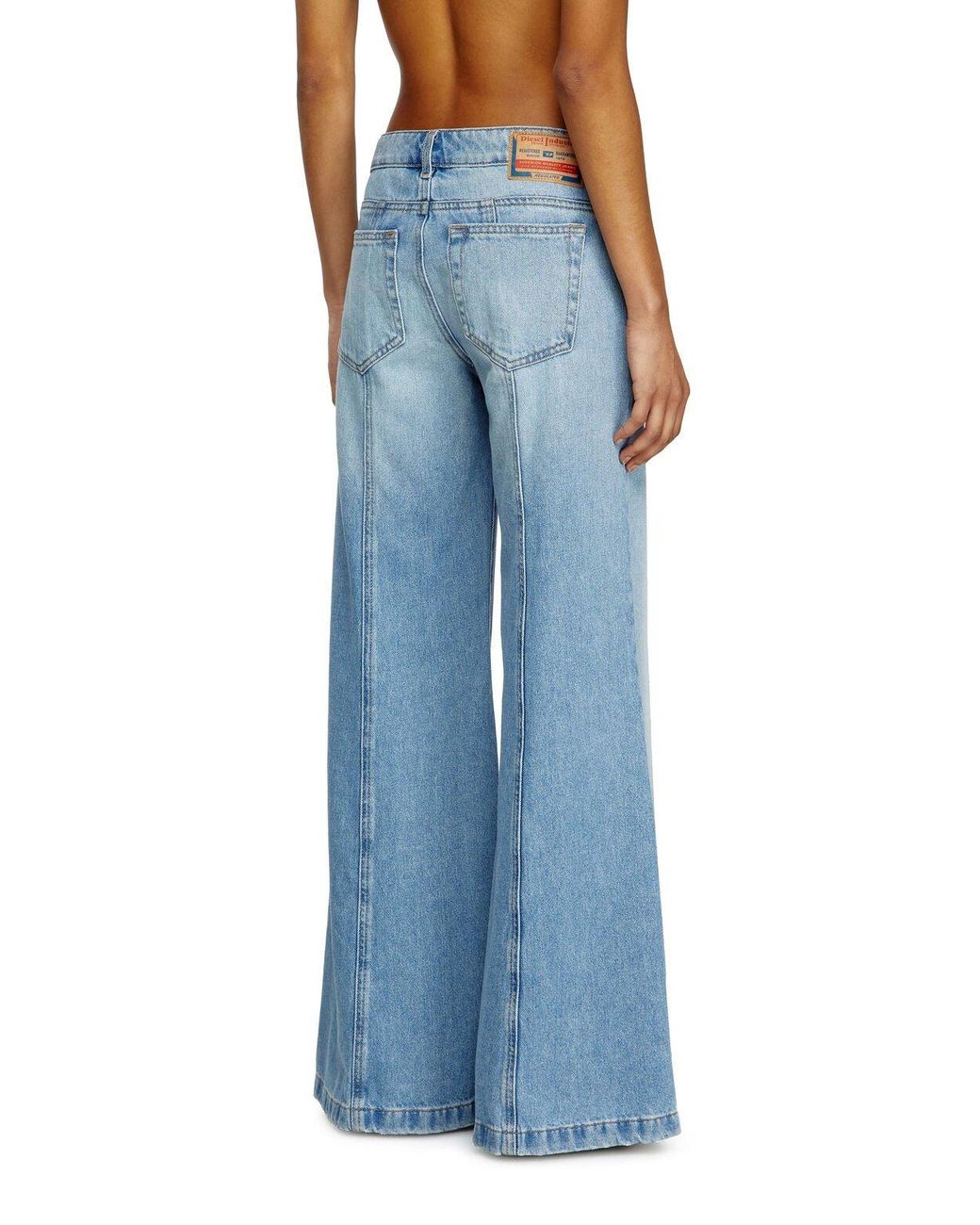 DIESEL Blue D-Akii Flared Jeans
