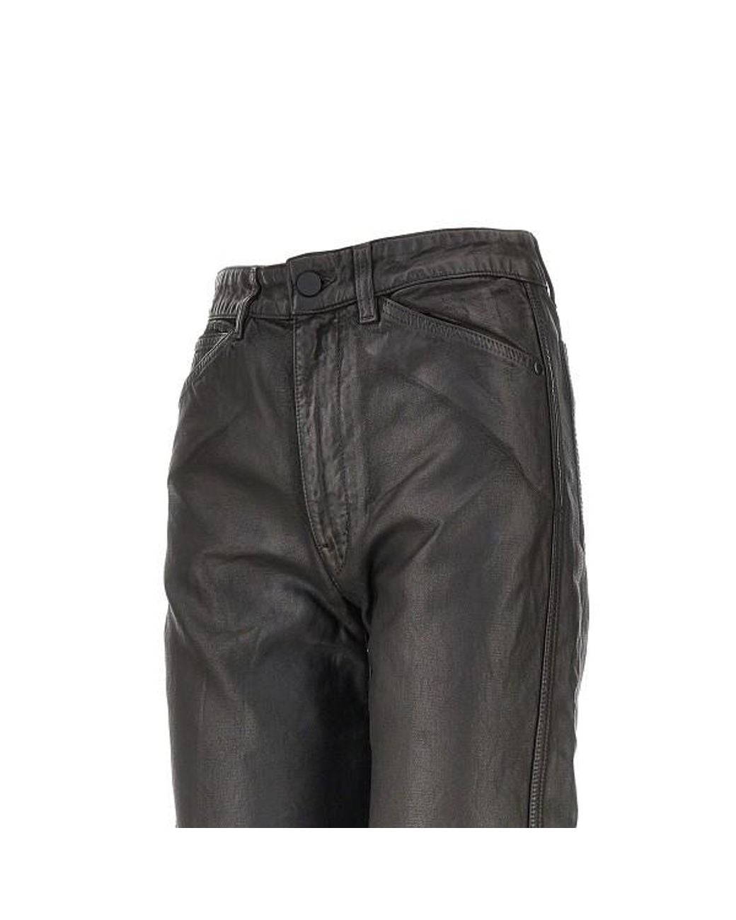 Lemaire Gray Five Pocket Twisted Pants
