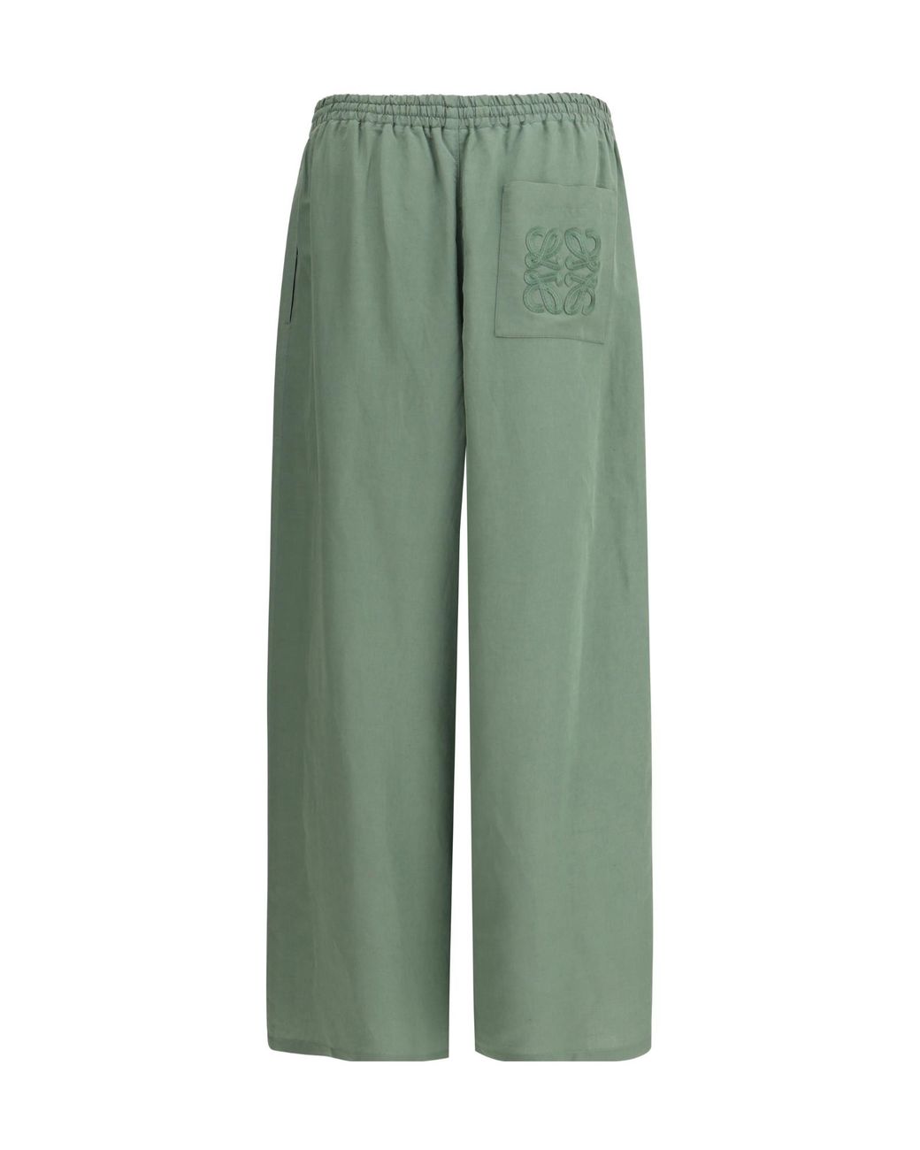 Loewe Green Cropped Trousers for men
