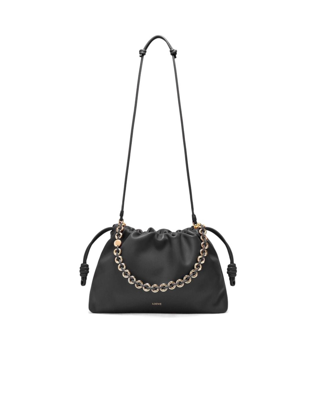 Loewe Black Large Drawstring Shoulder Bag
